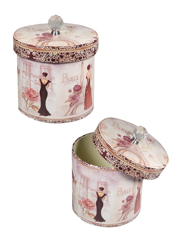 Шкатулка (17х17х20,5) (кожзам) (35031) 2507458 — 1