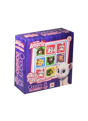 ИГР Talking Домино + паззл 18 эл. Angela (оригами) 01009 2457093