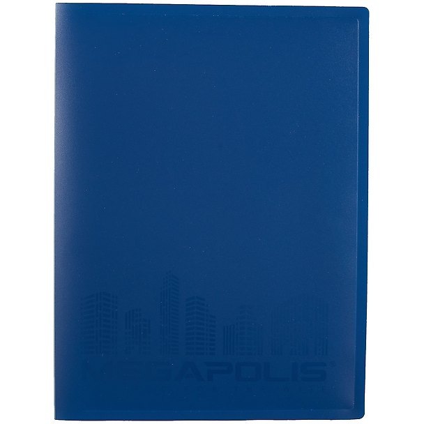 Папка с файлами «Megapolis» А4, 20 файлов, пластик, синяя, Erich Krause 259544 — 1