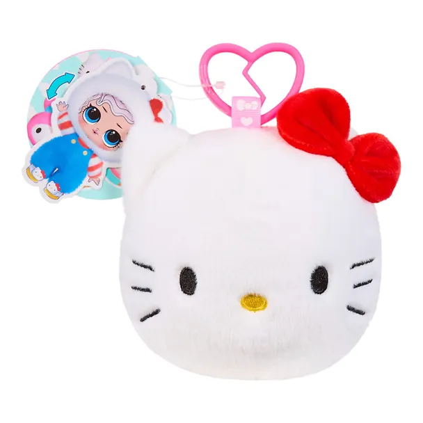 ЛОЛ СЮРПРАЙЗ Двусторонняя плюшевая игрушка с куклой Hello Kitty & Friends с аксессуарами L.O.L. SURPRISE! (70777) 3150288 — 1