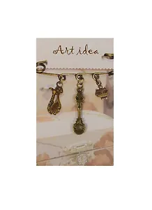 Заготовка для декора Art idea Кулон "Ретро ложка" метал. 3,5см QA-3767"