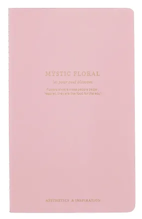 Тетрадь 130*210, 40 листов в линейку "Blossom" розовый, сшивка 3077747