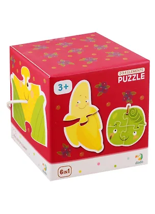 Пазл 2-3-4 элемента Dodo Фрукты и овощи 2789852