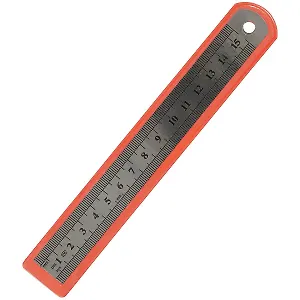 Линейка 15см металлическая, GoodMark
