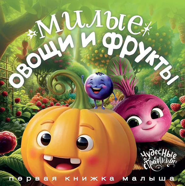 Книга Милые овощи и фрукты. Первая книжка малыша () — 1