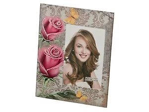 Фоторамка со стразами для фото 10х15 (18х22) (стекло) (502-304)