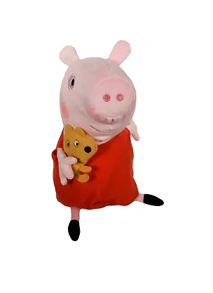 РОСМЭН Peppa мягкая игрушка "Пеппа с медвежонком", 30см 25097 2447113