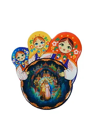 Магн.-круг 3матр.смола "Палех.Пир на острове Буяне" (02-34-3KR-254) 2388568