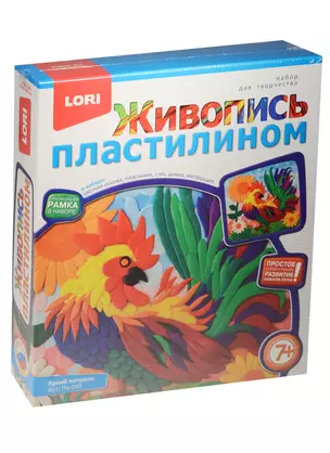 Пк-049 Живопись пластилином Яркий петушок (LORI ) (набор д/творч.) (7+) — 2553207 — 1