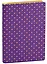 Записная книжка А6 96л "Ноутбук" фиолет+оранж, кожзам, перф.обл., тонир.блок, тонир. срез, ляссе, Escalada — 244470 — 1