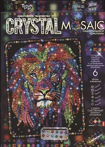 Набор для творчества ДАНКО-ТОЙС Crystal Mosaic Лев
