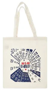 Сумка хлопковая "Люблю Питер: Двор-колодец" бежевая 35*40см, с 2 ручками СП БК - С3