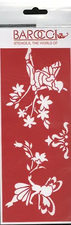 Трафарет универсальный Эльф на веточке (ТУ-33) (8,5х23) 2376008