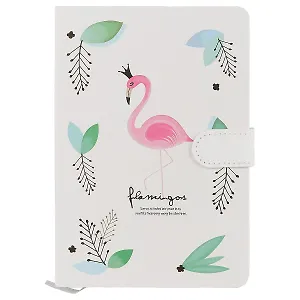Блокнот «Фламинго с коронами», 256 страниц, А5