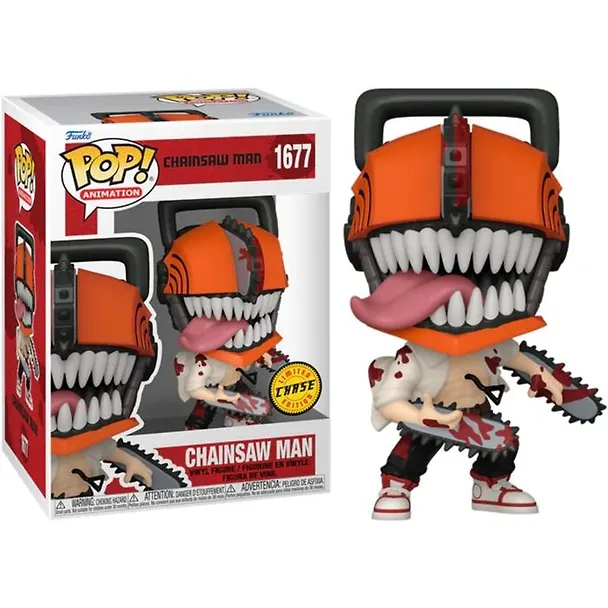Фигурка Funko POP! Animation Chainsaw Man Chainsaw Man w/(Bloody) Chase (1677) (Fun80324) 3095362 — 2