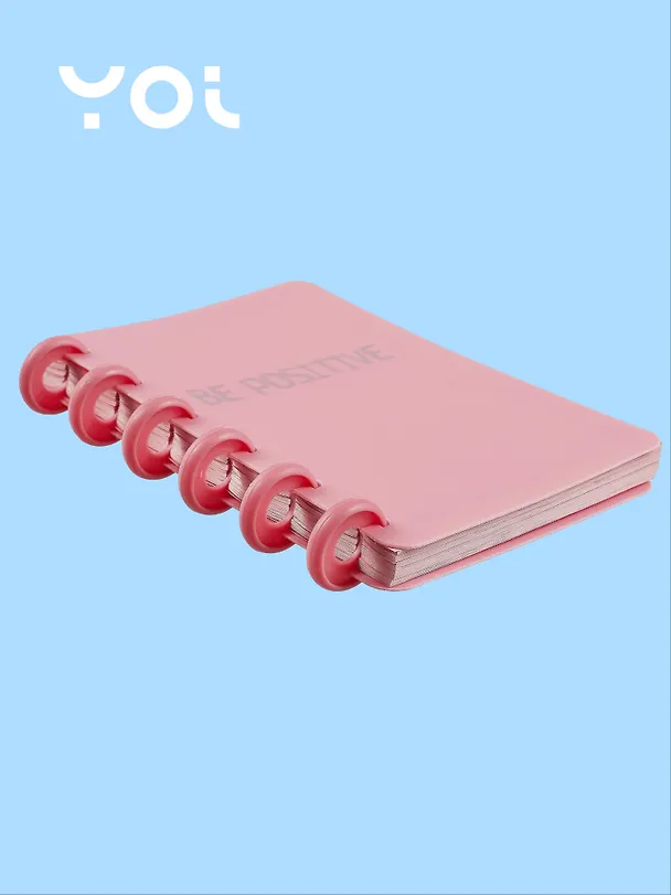 Записная книжка «Be Positive» А6, 80 листов в линейку, спираль, Yoi, в ассортименте 2981028 — 3