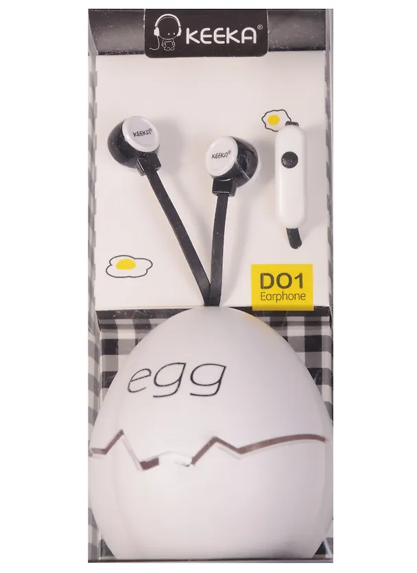 Наушники с боксом Яйцо (D-01) 2614406 — 1