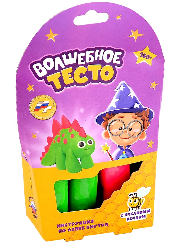 Тесто для лепки "Волшебное тесто". Динозавр зеленый 2988979 — 1