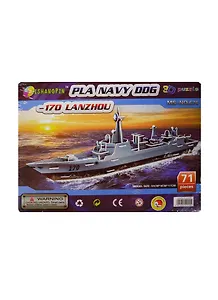 Пазл 3D Авианосец 170 Lanzhou (676) (11052501) (71 дет.) (55х8х17см) (3+) (упаковка)
