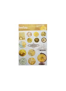 Чипборд вырубной для скрапбукинга Карта путешествий (1002667) (11х16см) (упаковка)