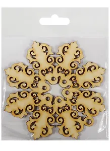 Подвеска на елку Снежинка 2 (99х100х3) (162880) (Полноцвет)