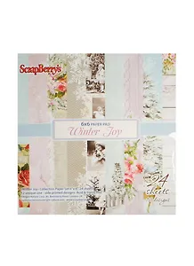 Набор бумаги д/скрапбукинга Зимнее Утро (SCB220605414) (15х15см) (24л.) (170 гр/м) (упаковка)