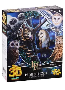 Пазл 500 эл. Super 3D KidsКоллаж Совы.