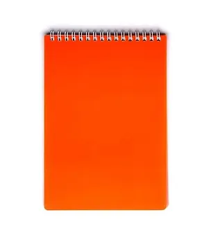 Блокнот А5 80л кл. "LINE NEON" оранжевый, пласт.обл, спираль 3041756