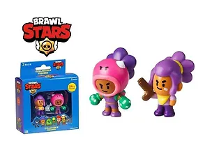 Коллекционные фигурки Brawl Stars, Шелли и Роза, (5см), (BRW2015B) 3086952