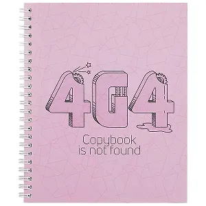 Тетрадь в клетку Unnika, Error 404, 96 листов, в ассортименте