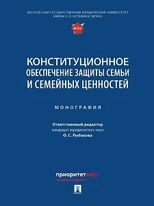 Конституционное обеспечение защиты семьи и семейных ценностей: монография