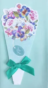 Набор для творчества, Color Kit Набор для скрапбукинга Открытка букетик Бирюзовый (OTK05)