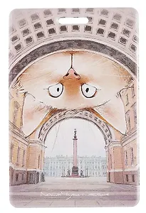 Чехол для карточек вертикальный СПб Пушистый Петербург Карл (ДК2025-488)