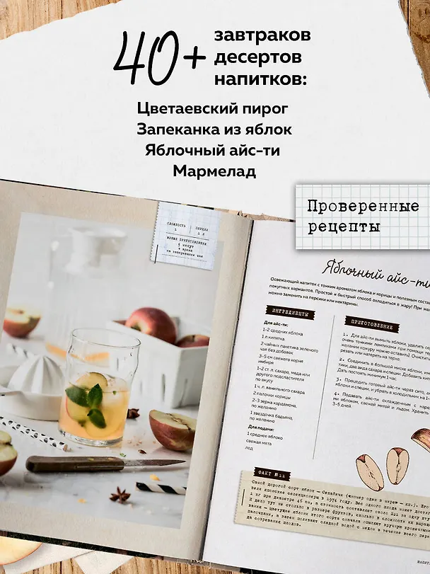 Книга Больше чем шарлотка. Рецепты завтраков, выпечки, десертов, напитков и заготовок из яблок (Анастасия Зурабова) — 7