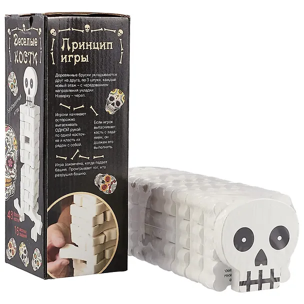 Игра Фанни Бонс (Веселые кости) с фантами (А1001) (3+) (коробка) 2623128 — 2