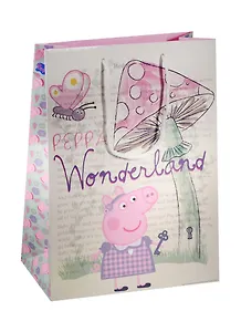 Пакет подарочный бумажный А4 "Страна чудес Пеппы", дет., Харис