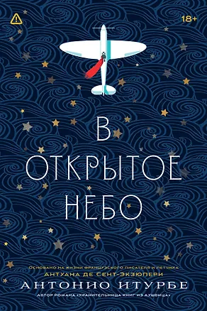 Книга В открытое небо [основано на жизни писателя и летчика Антуана де Сент-Экзюпери] (Антонио Итурбе)