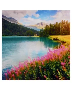 Набор для творчества. Алмазная мозаика "Цветение в горах", 30 х 30 см