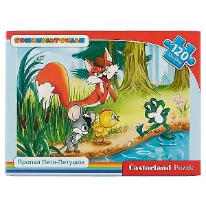 Пазл Castorland MIDI Пропал Петя-Петушок 120эл., 32*23см