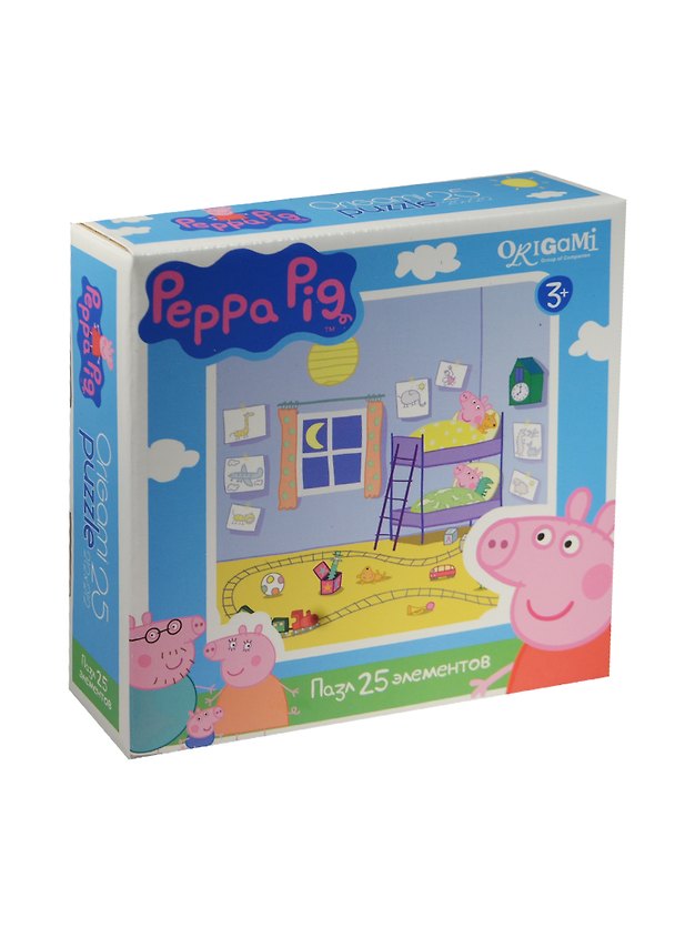 Пазл Оригами 25эл 212*212мм Peppa Pig 01582 2487141 — 1