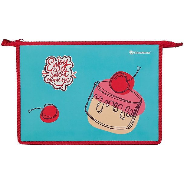 Папка для тетрадей «Cake Love» А4, на молнии, schoolФОРМАТ 2884260 — 1