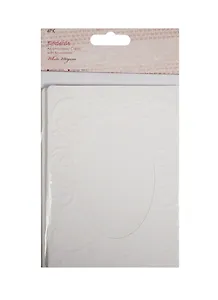 Набор для творчества Набор д/создания открыток с конвертом 4шт вырубка овал продольный