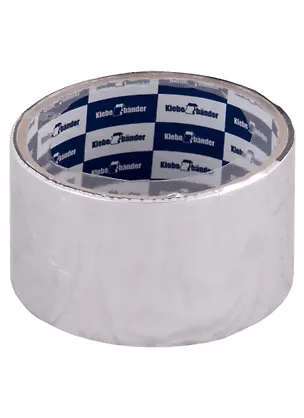 Лента клейкая 50мм*10м метализированная, серая, инд. уп. 2966881