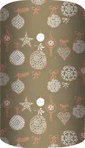 Бумага упаковочная 70*100см "Снежинки" супергладкая, инд.уп.