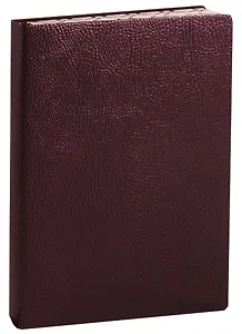 Ежедневник недатированный А6 160 листов "Наппа" коричневый