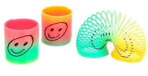 Пружинка-радуга веселый смайл (7х7 см) (324165)