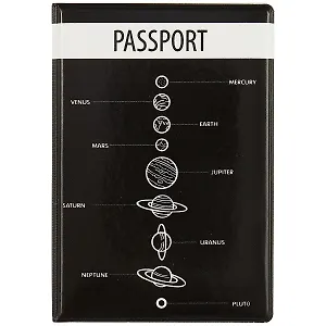 Обложка для паспорта Планеты (ПВХ бокс) (ОП2021-269)