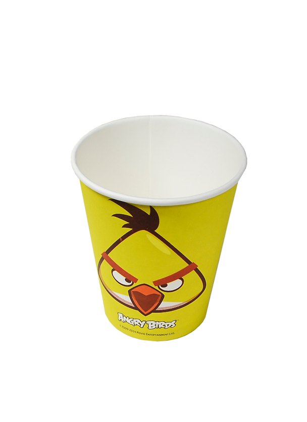 Angry Birds одноразовая картонный стакан Желтая птица (6шт) (СР Дистрибуция) 2411772 — 1