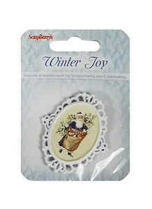 ХОББИ И ТЫ Металлическая рамка выпуклая Зимнее Утро 1