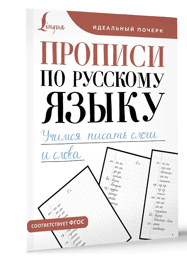 Книга Прописи по русскому языку. Учимся писать слоги и слова () — 4
